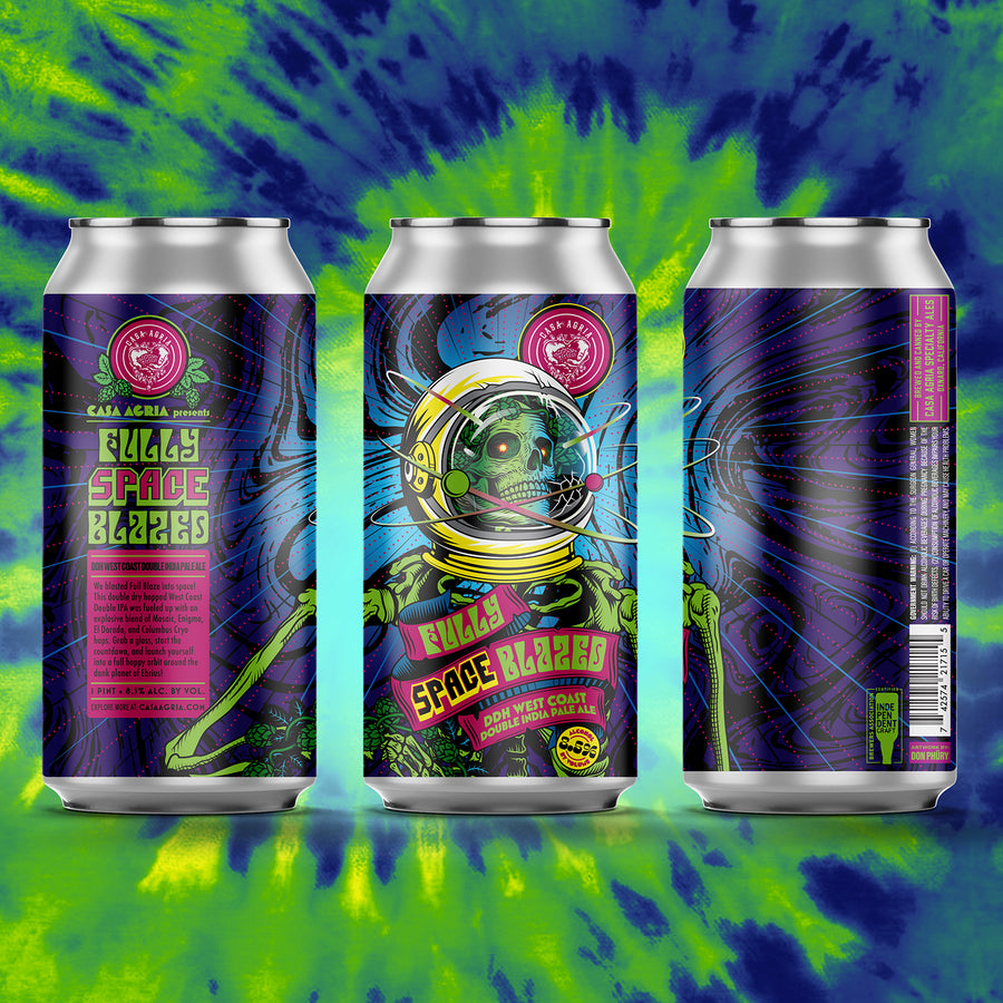 Fully Space Blazed DDH West Coast Double IPA: 4-Packs